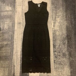 Beautiful Sleeveless Black Lace H&M dress size S